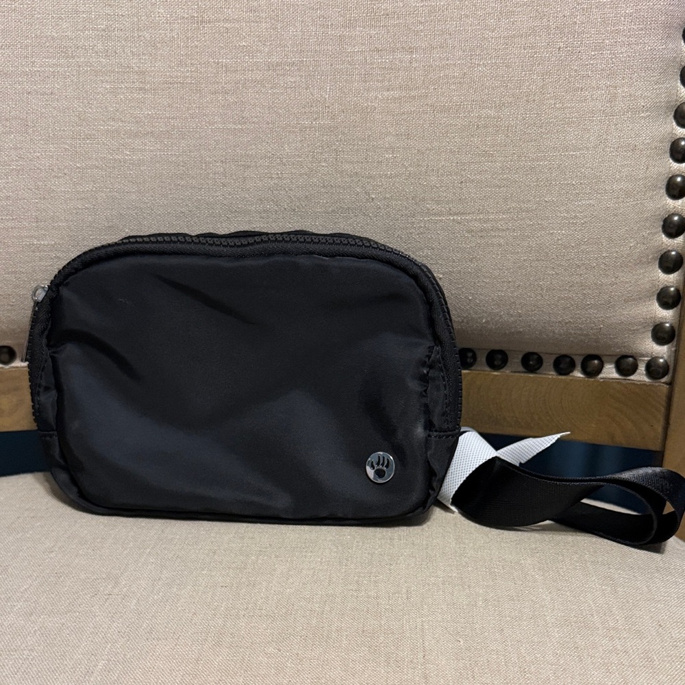 BearPaw Black Nylon Belt Bag